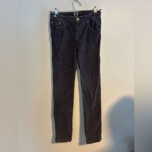 Roots youth 12 grey corduroy skinny leg pants
